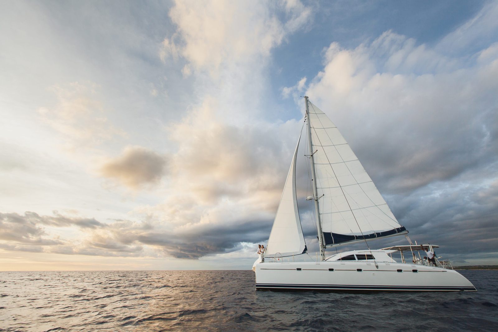 Motor yacht or sailing yacht