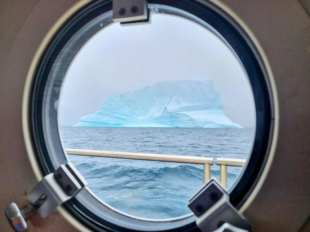 Iceberg in the Southern Ocean, seen from the ship
