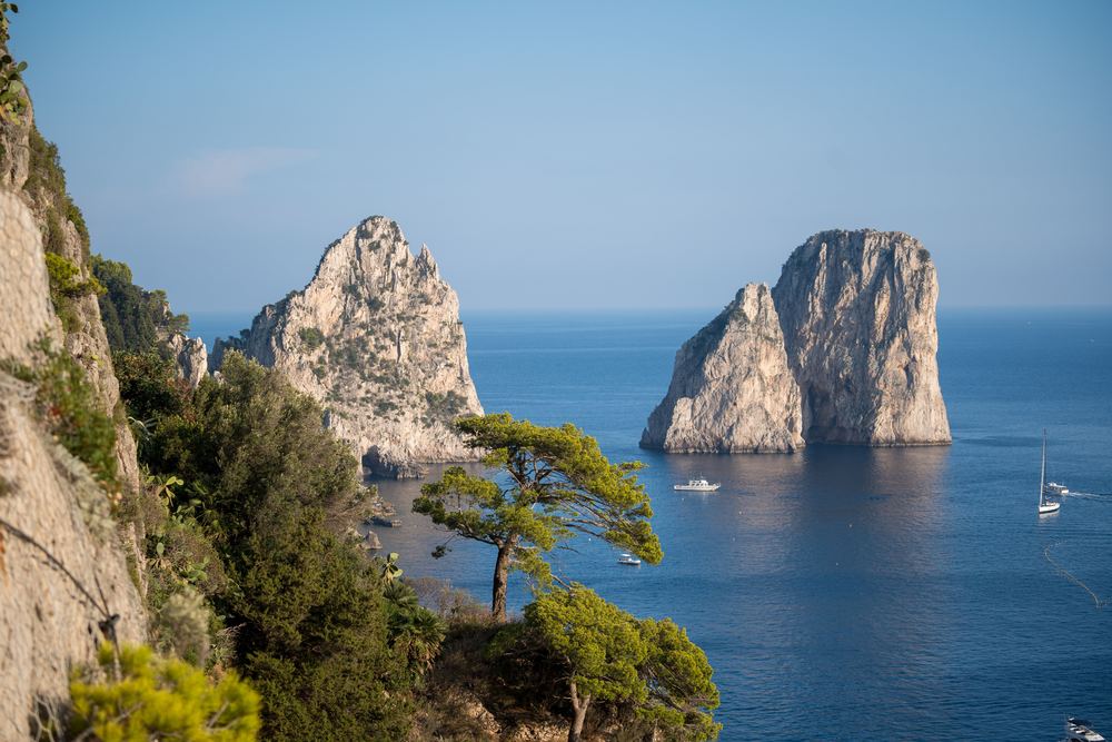 The Faraglioni rocks off Capri